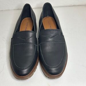 Lucky Brand Women’s Black Penn Loafers 8m